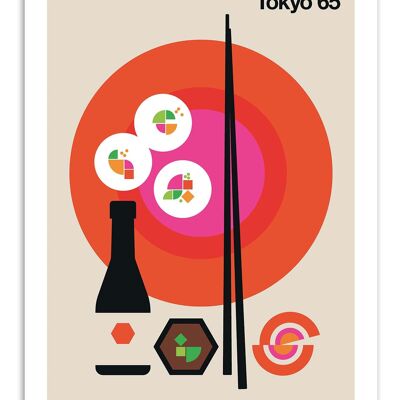 Art-Poster - Tokyo 65 - Bo Lundberg -A3