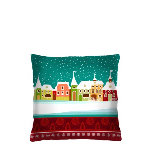 Carol Christmas Home Decorative Pillow Bertoni 40 x 40 cm.