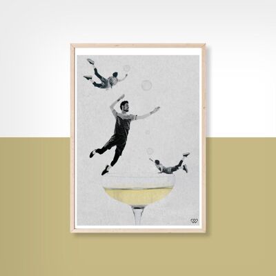 Dunk ubriaco - 50x70 cm