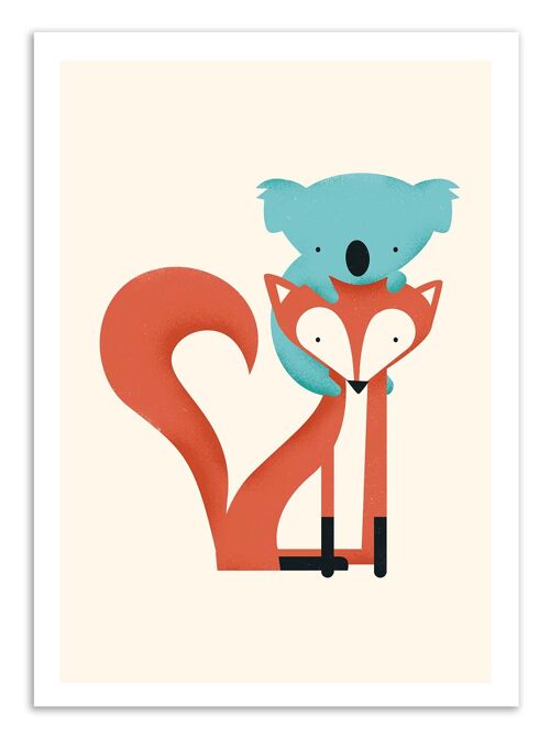 Art-Poster - Fox and Koala - Jay Fleck W16251