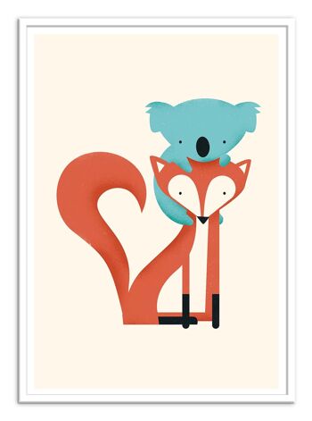 Art-Poster - Fox and Koala - Jay Fleck W16251 2