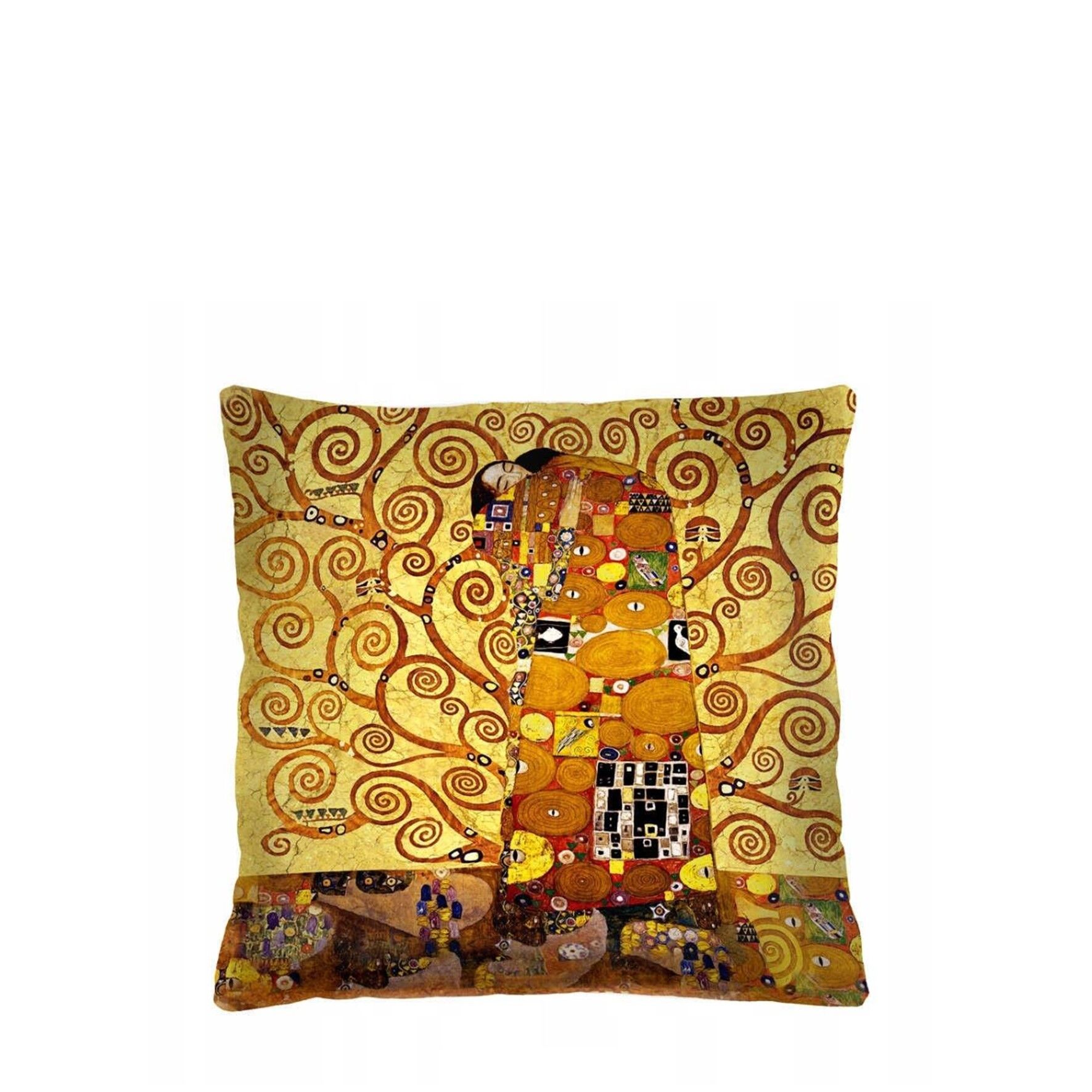 Klimt Rendez-Vous Cuscino decorativo para la casa Bertoni 40 x 40 cm.
