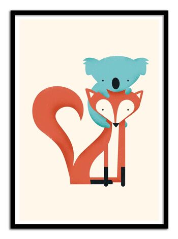 Art-Poster - Fox and Koala - Jay Fleck W16251-A3 3