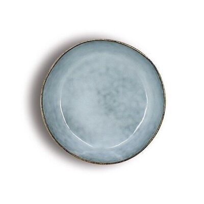 Aronal bowl plate 16cm in blue stoneware