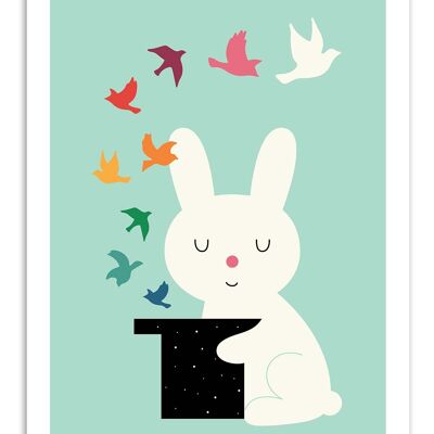 Art-Poster - Magic of peace - Andy Westface-A3