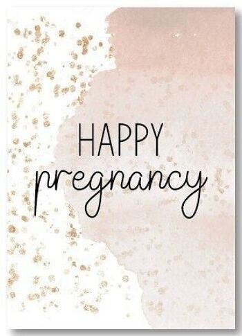 Carte de voeux bonne grossesse 1