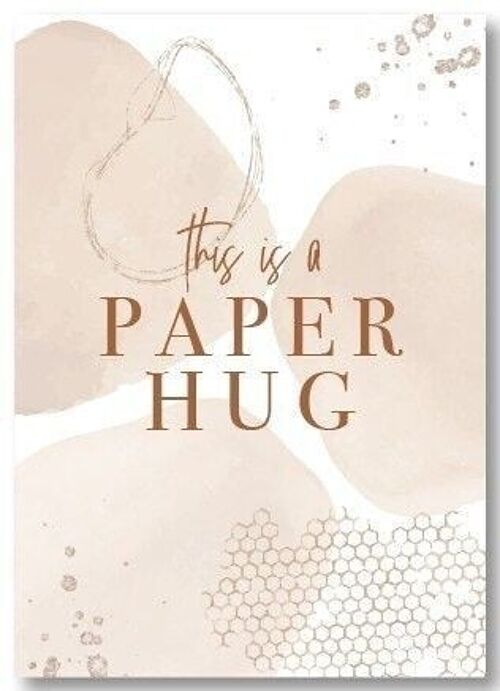 Wenskaart This is a paper hug