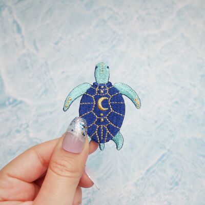 Iron-on patch turtle