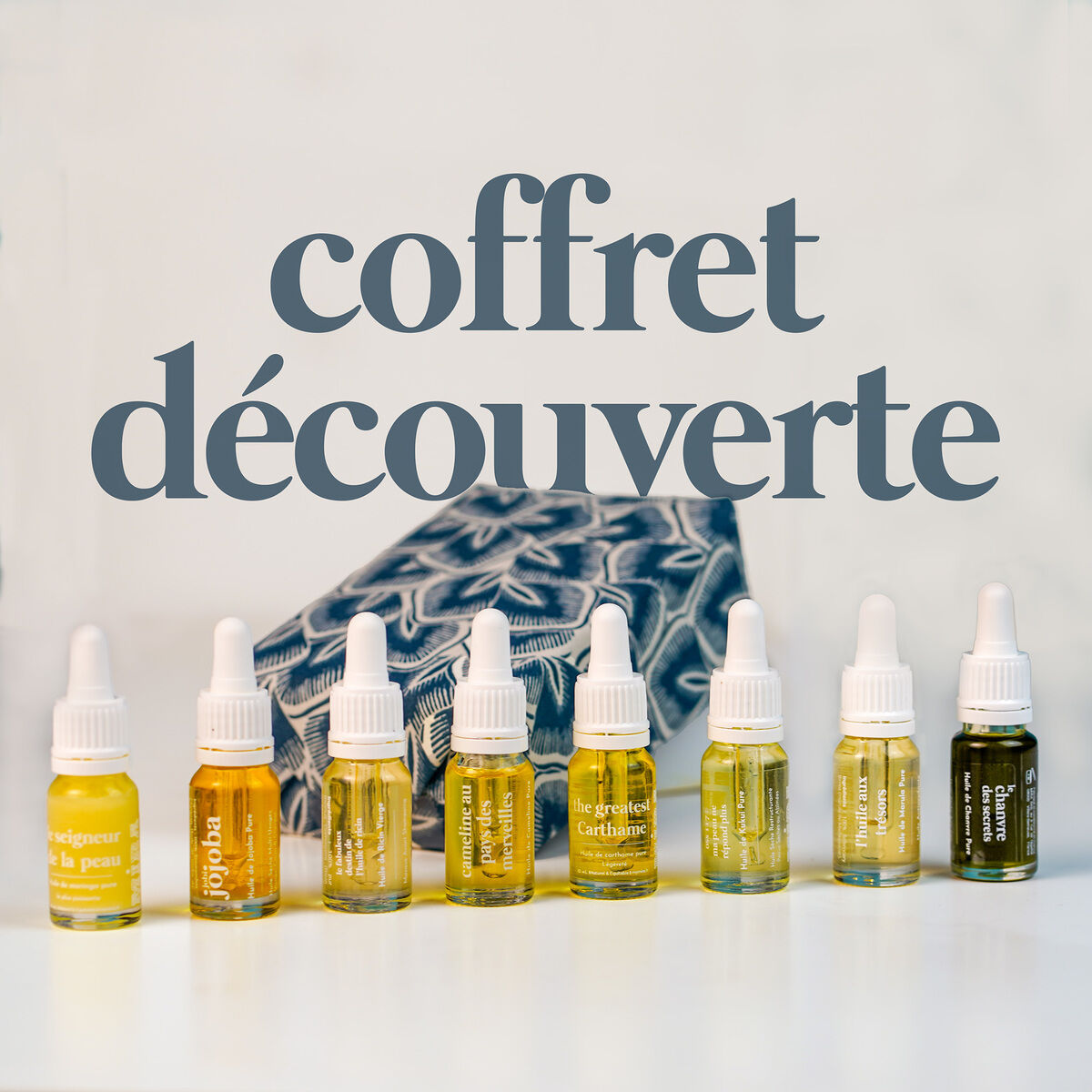 Discovery Gift Set - Pure Vegetable Oils - Hair, Face, Body - 8 of our pure and raw oils - Ideal for gifting and in-store display