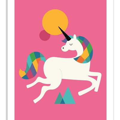 Art-Poster - To be a Unicorn - Andy Westface W16271