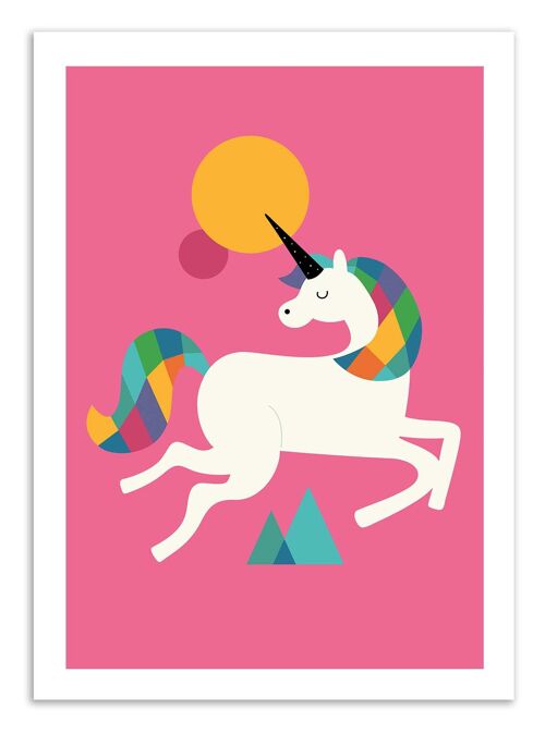 Art-Poster - To be a Unicorn - Andy Westface W16271-A3