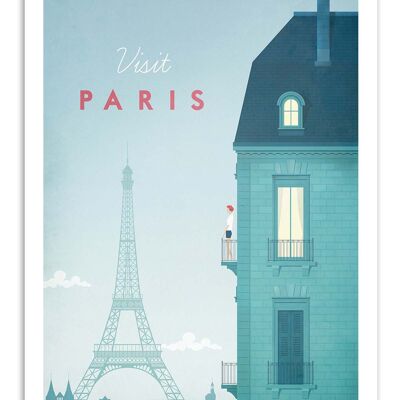 Art-Poster - Visit Paris - Henry Rivers W16312