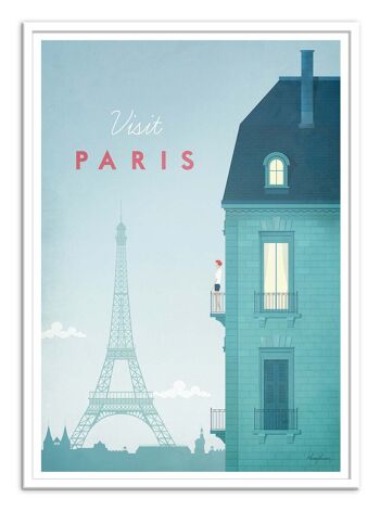 Art-Poster - Visit Paris - Henry Rivers W16312 2