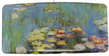 Pince à cheveux de qualité supérieure - rectangulaire - Nénuphars de l'impressionniste Claude Monet, pince made in France 1