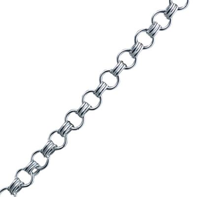 Silver fancy chain bracelet 7.5 inches #B1071S