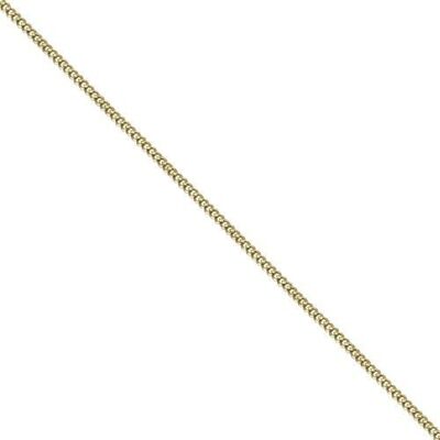 18ct Bright cut Curb Pendant Chain 18 inches