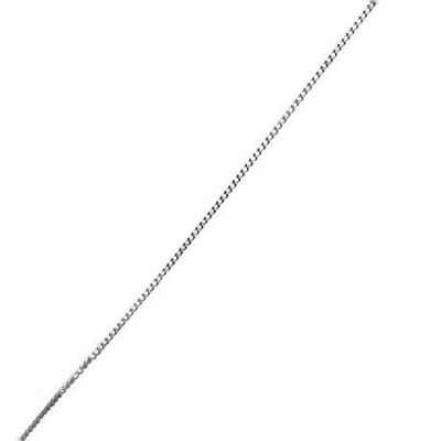 Silver diamond cut curb Pendant Chain 24 inches #BR30SC