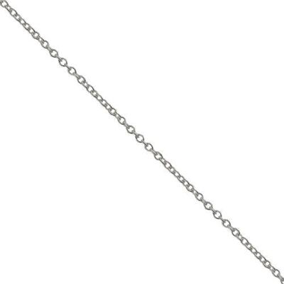 Silver Rolo link Pendant Chain 18 inches