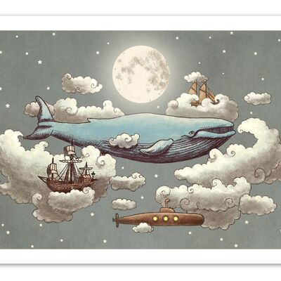 Art-Poster - Ocean meets sky - Terry Fan W17035-A3