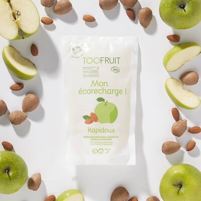 Ecorecharge Kapidoux, organic apple - almond shampoo