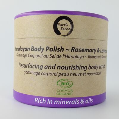 Organic Body Polish Exfoliant - Lavender & Rosemary