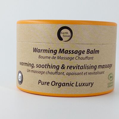 Organic Warming Massage Balm - 1 piece - 100% paper packaging