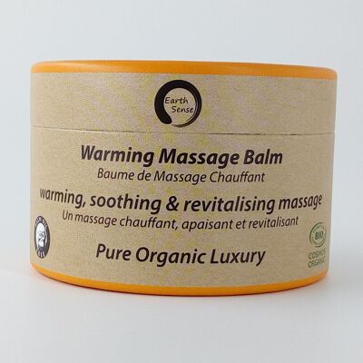Organic Warming Massage Balm - 1 piece - 100% paper packaging