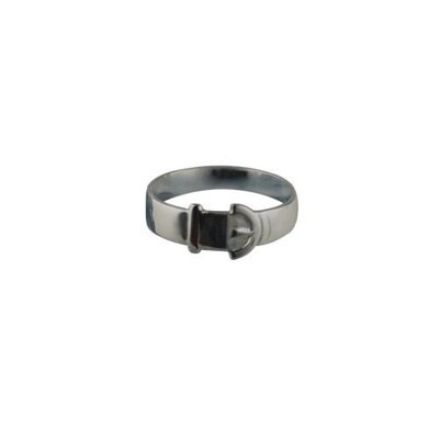 Sliver 6mm gents plain Buckle Ring Size T