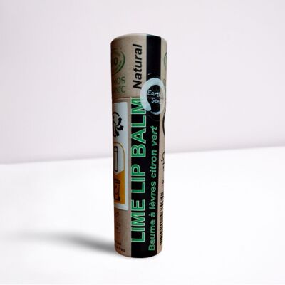 Bio-Limetten-Lippenbalsam 15 ml – 1 Stück – Verpackung aus 100 % Papier