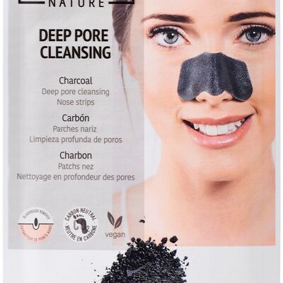 Bandes nasales DETOX - NETTOYER LES TACHES NOIRES au charbon - IROHA NATURE