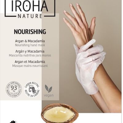 NUTRITIVE Argan Mask Gloves - 1 use - IROHA NATURE