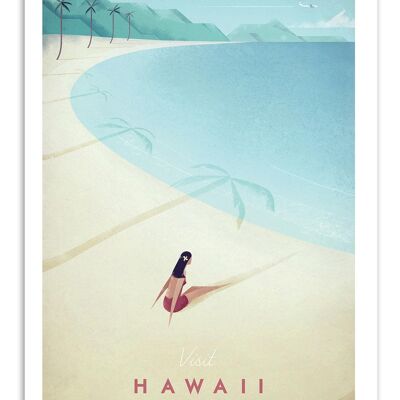Art-Poster - Visit Hawaii - Henry Rivers W17051
