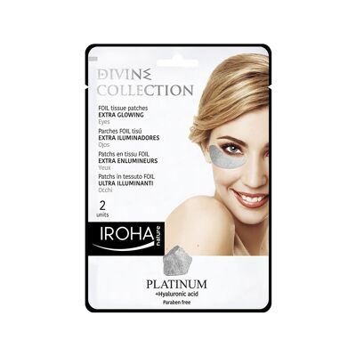EXTRA ILLUMINATING Foil Eye Patches with Platinum - IROHA NATURE