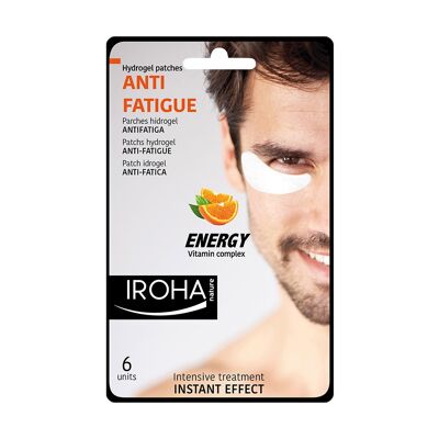 Hydrogel Eye Patches for Men ANTIFATIGA with Vitamin Complex - IROHA NATURE
