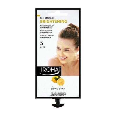 BELEUCHTENDE Peel-Off-Gesichtsmaske mit Zitrone - IROHA NATURE