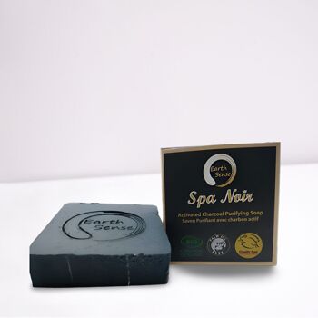 Spa Noir - Savon Solide au Charbon Actif - 1 pièce - Emballage 100% papier 6