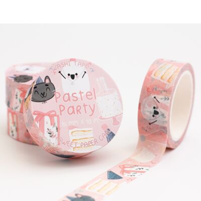 Washi tape Pastel Fiesta - Cinta adhesiva