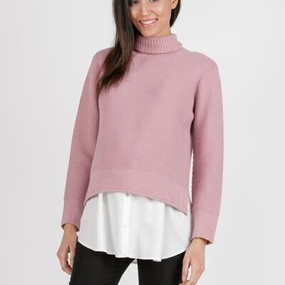 MARIANNA - Links turtleneck sweater + nursing t-shirt # 174