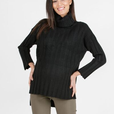 ROSSELLA - BREITER RIPPENPULLOVER Nr. 200