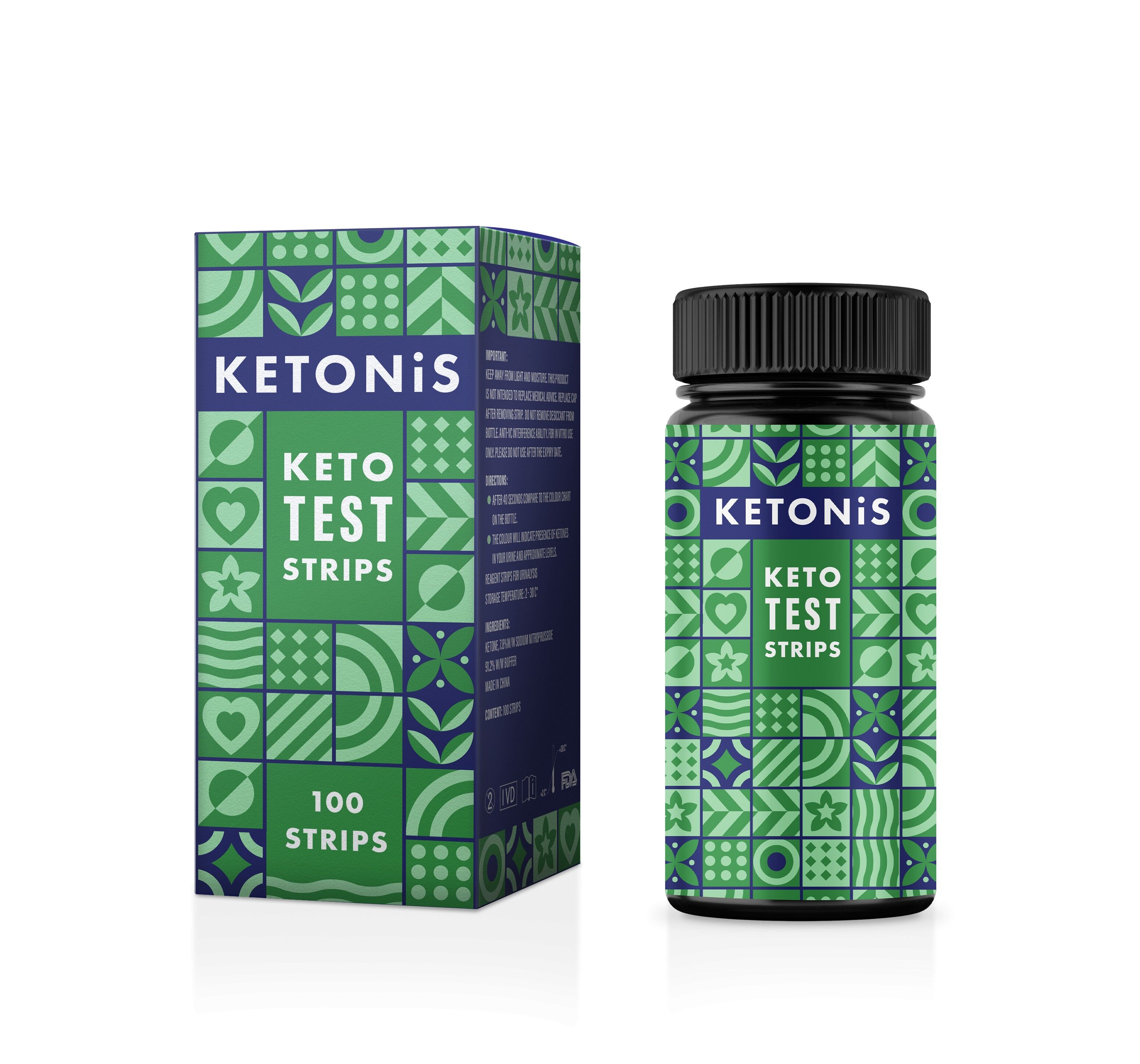 ADoniS Keto Teststreifen (100 streifen pro Flasche)