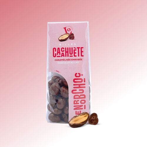 Cacahuètes Caramélisées Enrobées Chocolat au Lait