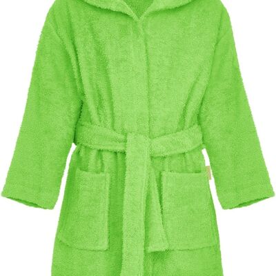 Terrycloth bathrobe green
