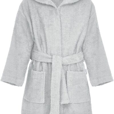 Terrycloth bathrobe grey