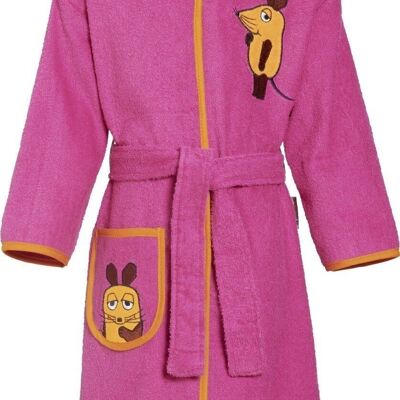 Terry cloth bathrobe DIE MAUS pink