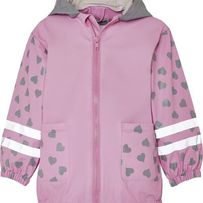 Rain coat cat pink