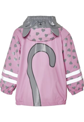 Imperméable chat rose 3