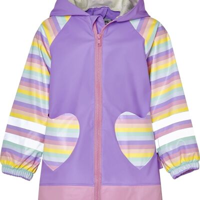 Rain coat unicorn lilac