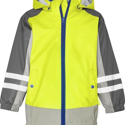 Rain jacket 3 in 1 neon yellow