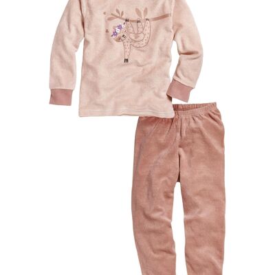 Pajamas terry sloth pink