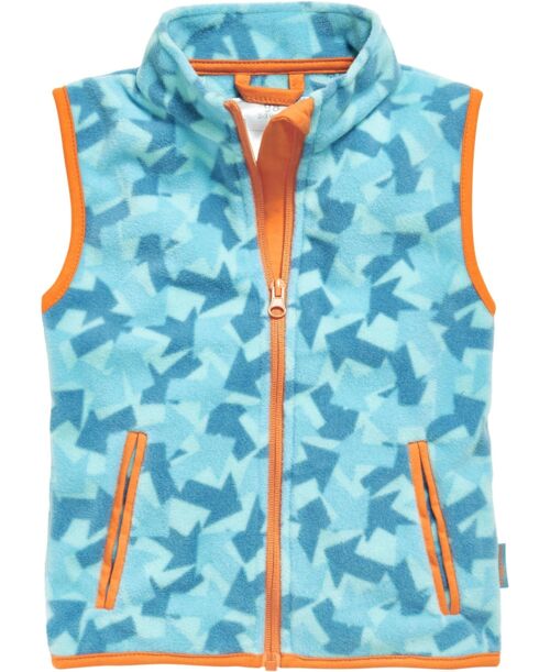 Fleece-West Pfeile Camouflage petrol